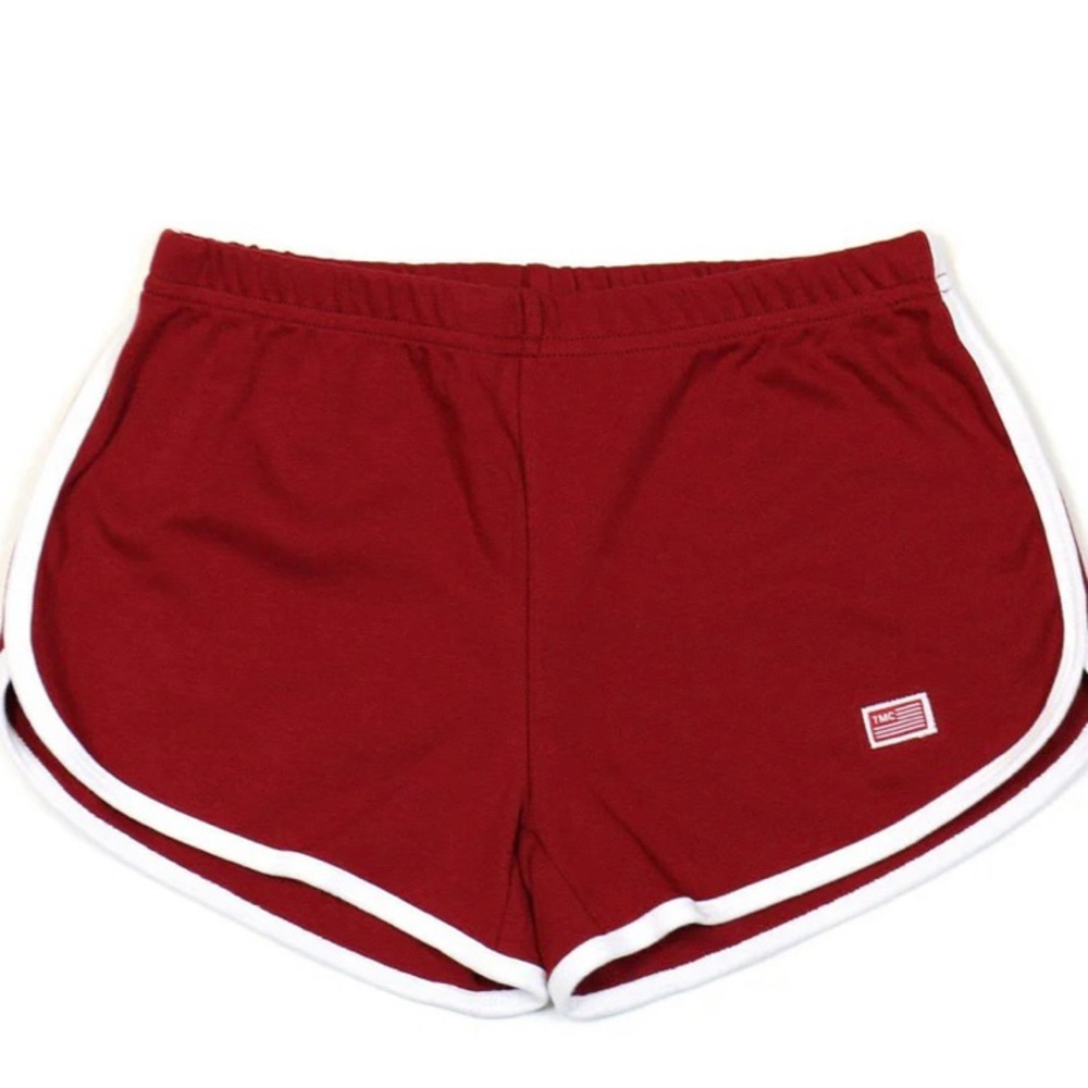 Women's Red Athletic Shorts